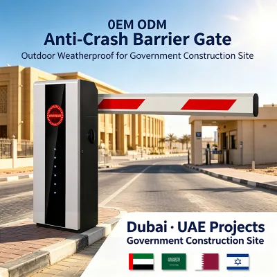 OEM ODM Anti-Crash Barrier Gate Outdoor Weatherproof for Government Construction Site Middle East Dubai UAE Projects