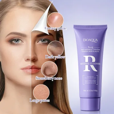 Private Label Collagen Retinol Peptide Amino Acid Cleanser Whitening Moisturizing Oil Control Face Wash