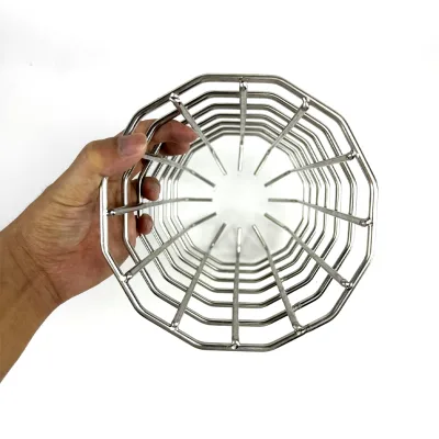 Durable Stainless Steel Wire Basket Protective Cover for Industrial Use - Custom Sizes Available
