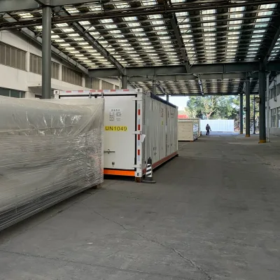 DAZE 20ft 40ft Multi Tubes Fixed or Mobile Skid  Hydrogen Helium (He) Transportation Tube Trailer