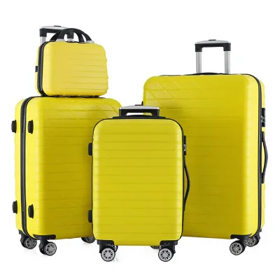 Custom High Capacity Student Suitcase PC Hard Case 20/24/28 Inch Spinner Password Lock Unisex Travel Luggage