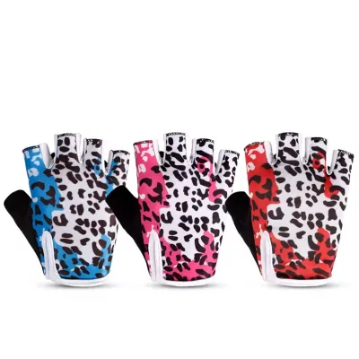 Fashionable Breathable Custom Training Half Finger Fitness Ladies Sports Gym Gloves