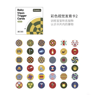Baby Vision Enlightenment Newborn Eye Protect Children Educational Toy New Born Baby Learning Toys