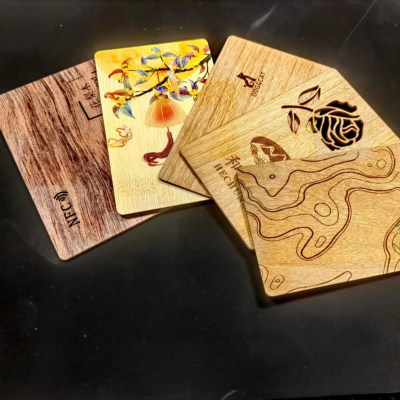 NFC Wooden Digital Business Card Bamboo Business Card