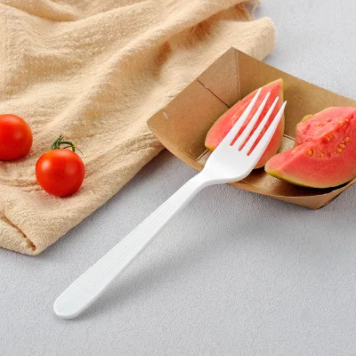 Disposable 5g PP Fork for Restaurants Hotels Picnics Campsites-Compostable Bagasse Material Free Sample Available
