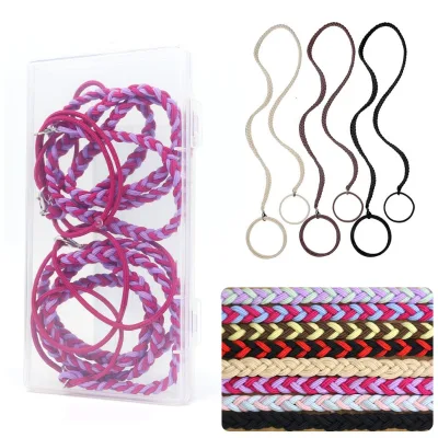 Wholesale 64cm 89cm Long-length Version Hair Accessories Fashion Sports Hand Woven Elastic Hair Ties for Women