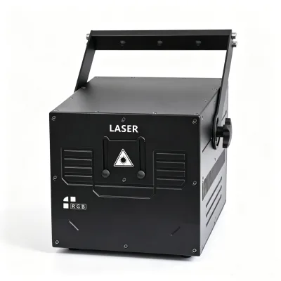 High Brightness 10W RGB Stage Laser Projector Support ILDA FB3 FB4 3D Pattern Beam Scanner Laser Light for Performance Show
