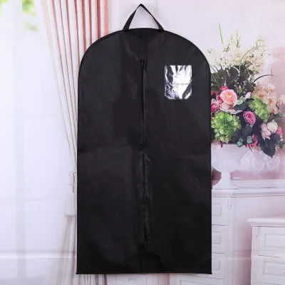 Eco Friendly Non-woven Suit Cover Bag Reusable Garment Protector Bag for Clothing Packaging