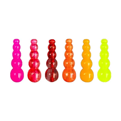 Stacked Fishing Beads Trout Tapered Lure Beads Making Walleye Spinner Rig Fishing Inline Spinner Beads