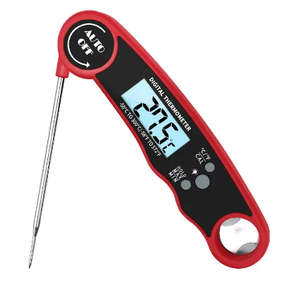 Digital Instant Read Waterproof Meat Thermometer BBQ Oven Candy Cooking Kitchen Thermometer With Foldable Probe