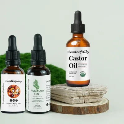 Private Brand Hair Growth Castor Oil Refreshing Hair Anti Loss Rosemary Colleagen Treatment Oil Batana Hair Growth Oils