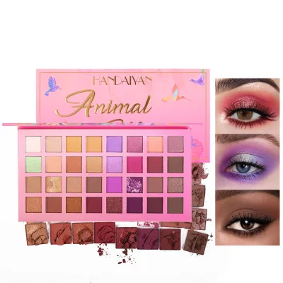 Wholesale 32 Color Neutral Color Eye Shadow Pallets Large Eyeshadow Makeup Pallette Most Bold Eyeshadow for Dark Skin Women