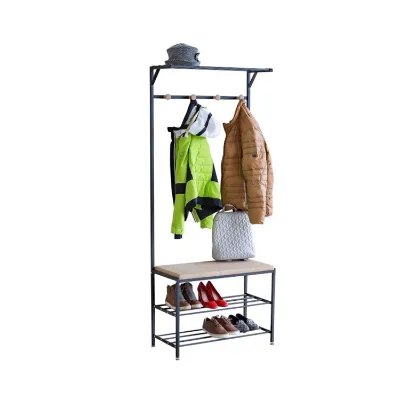 Solution Entryway Coat Bench Shoe Rack Coat Stand Metal Frame Shoe Rack Strong 2 Tier Entryway Coat Rack and Shoe Bench