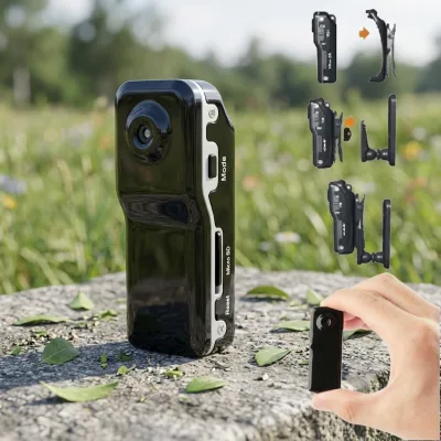Mini Multi Mount Portable HD 1080P Sport Camera with MicroSD Thumb Video Recorder Compatible Pet Collar Chest Clip Bracket