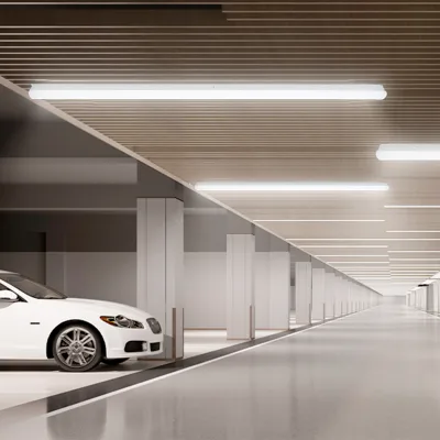 Commercial Lighting High Quality 8ft 3Power Changeable LED Batten Light 3CCT LED Linear Light Workshop Light