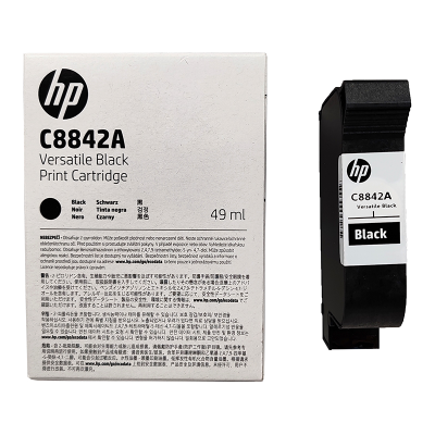 Genuine HP Black Solvent Ink Cartridge Handheld Printer Accessory 12.7mm Height Ink Cartridge