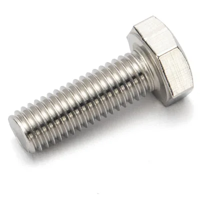 Full Thread Slot Zinc Coating Thick Rod Half Tooth Wrench Hex Outer Hexagon Bolt