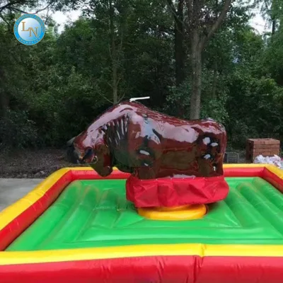 High Quality Inflatable Trampoline With Bullfight for Outdoor/Indoor Amusement Parks for Playground for Children and Adults