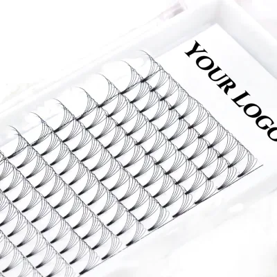 New Single Spire Classic Eyelash Extensions Super Soft 3D 4D Anime Manga Style Dense Natural False Eyelashes with CC Curl