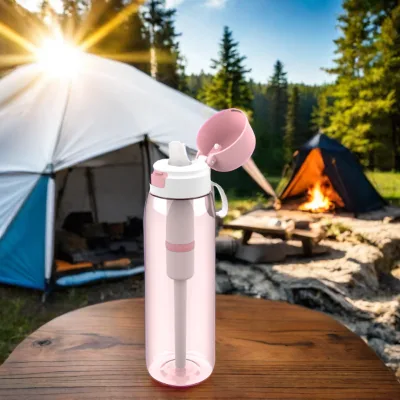 Portable Activated Carbon Water Purifier Cup with 769ml for Travel