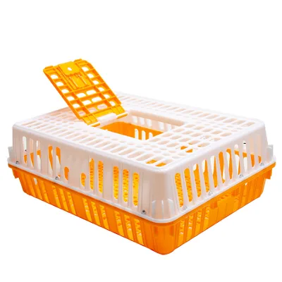 Pressure Resistant Stackable Plastic Poultry Chicken Transport Crates