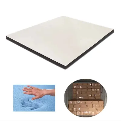 Cooling Gel Memory Foam Mattress Topper and Bamboo Charcoal Knitted Fabric Cover Memory Foam Mattress Topper