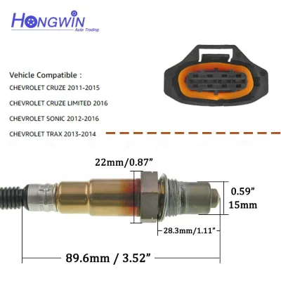 Oxygen Sensor 213-4698 2344528 55572216 O2 Sensor Auto Parts for Chevrolet Cruze Limited Sonic Trax 250-24612 55562205