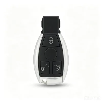 3B Benz key Shell with 2 batteries NO LOGO