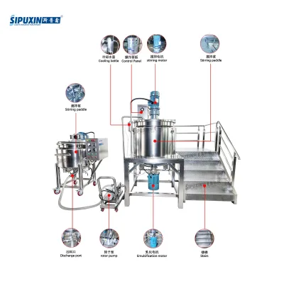 For Automatic Homogenizer Mixing Tank Top Mixer Stainless Steel AC Motor for Liquid Washing Products Chemical 100L