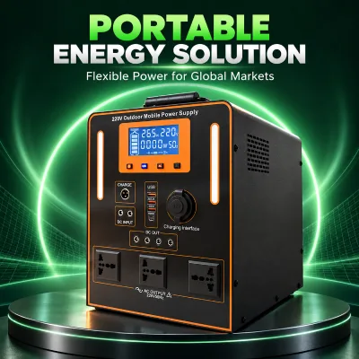Portable Power Station YOGU 1000W 1500W 2500W Battery Generator for Home Backup and Off Grid Applications