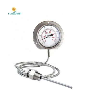 Stainless Steel Electric Contact Capillary Thermometer