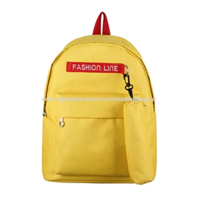 600D polyester book backpack bag