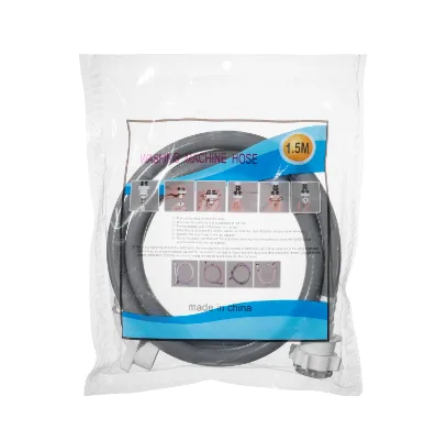 1.5m Metal Connector Washing Machine Drain Hose Household Water Drain Pipe for Laundry Washer