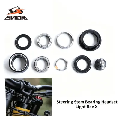 SNOR Motorcycle Steering Stem Bearing Bowl Kit for SURRON Light Bee X Tapered Roller Bearing Set Electric Dirt Bikes Parts