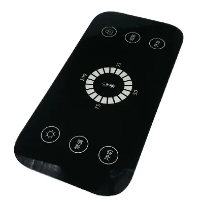 PMMA graphic overlay backlit sticker with adhesive for household appliance