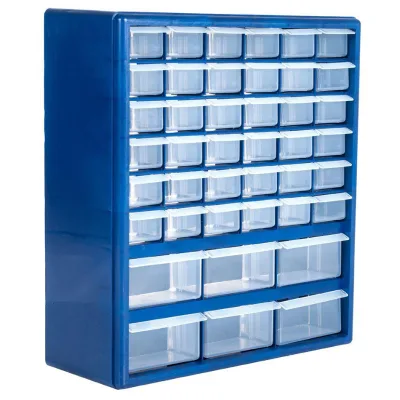 42 Drawer Plastic Small Parts Storage Bin Organizer Hardware and Craft Cabinet Teacher Tool Box Multi Casket Tool Case