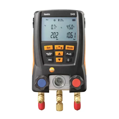 Original Germany 549 Digital Manifold Air Conditioning Refrigeration Systems 549 Entry-level Digital Manifold Stock