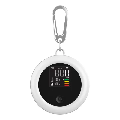 Neck hang Mini NDIR Co2 Meter air Quality Monitor hang Carbon Dioxide Detector Japan