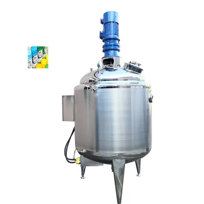 Dual-Layer Stainless Steel Electric Heating Food Grade 304/316 Tank Mirror Single-Layer Liquid Paint Storage Storage Tank