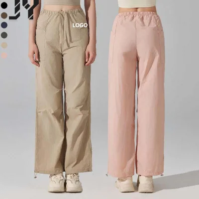 Comfortable and  Triple-Protection Cargo Pants Outdoor Hiking Sports Yoga Pants Slimming Wide-Leg Trendy Fitness Trousers
