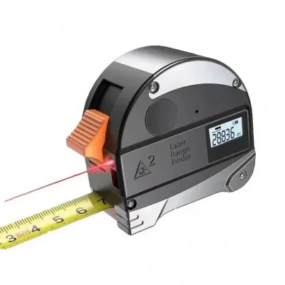 Digital Measuring Tape Laser Distance Meter 2-in-1 Function Digital Measuring Tape Laser Distance Meter Laser Measuring Tape 40m