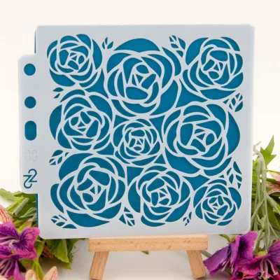 OEM Eco-friendly Reusable Custom Plastic Templates Abstract Designs Painting Drawing Stencil for DIY