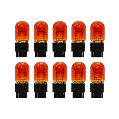 Long Life 4257 Auto Bulbs 12V 21/5W Amber Car Halogen Lamps Popular Style