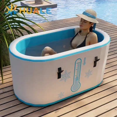 New Arrival Badewanne Mit Eisbad Ice Recovery Ice Bath Cold Plunge Tub With Chiller Inflatable Ice Bath Ce Bath Recovery