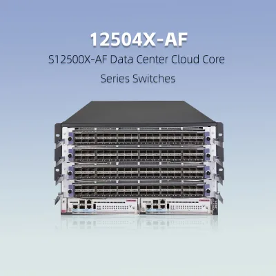 S12500X Series Cloud Core Switch Lossless Ethernet Distributed Buffer MACsec Layer 3 Managed Switch for Large Data Center