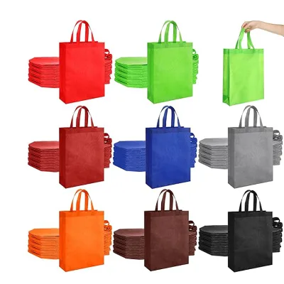 Custom Size Reusable Grocery Packaging Gift Party Shopping Non Woven Tote Bags