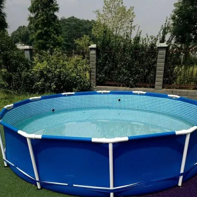 Manufacturer Customized Thickened Canvas PVC Bracket Foldable Mobile Temporary Breeding Pool for Fish Aquaculture Equipment