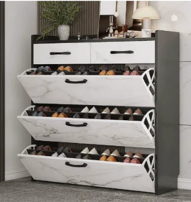 Wooden Luxury Living Room Rotatable Cabinet Hot Selling Full Height Storage Cabinet