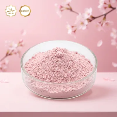 Food Grade Pure Sakura Flower Extract Soluble Sakura Flower Powder