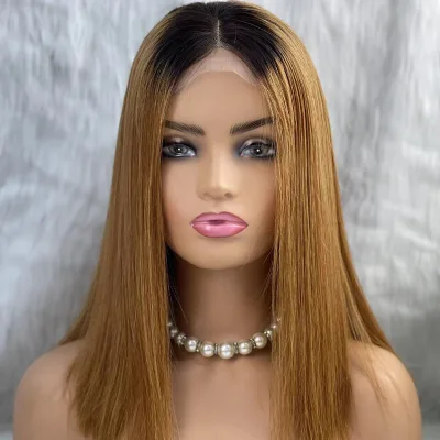 European Real Human Hair Wigs for White Women Wholesale Human Hair Lace Front Wig Short Bob Wig for Black Women Supplier